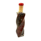 Vintage Twisted Glass Art For The Table Chilli Pepper Vinegar Infused 14    Bottle