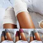 Women Winter Socks Soft Warm Cable Knit Over Knee Long Boot Thigh High Stockings