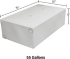Ameri-kart 57 Gallon Rv Fresh Water Tank  Potable 57 Gallon  White 