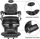 Metal Vintage Barber Chair Hydraulic Reclining Salon Beauty Spa Chair Styling