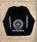 Cotton Men s Black Graphic Logo Long Sleeve Crew Neck T-shirt Size Men   s Medium