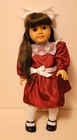 Pleasant Co American Girl Samantha  cranberry Party Dress Plus  - Retired