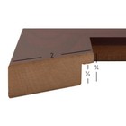 Craig Frames Bauhaus 200  2 Inch Wide Dark Mahogany Traditional Picture Frame