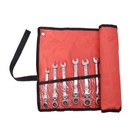12pcs 8-19mm Metric Flexible Head Ratcheting Wrench Combination Spanner Tool Set