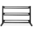 3-tier Dumbbell Weight Storage Rack  Heavy-duty Steel