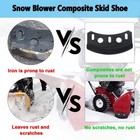 2-pcs M135188 Snow Blower Composite Skid Shoe For John Deere 42   44   46   4   