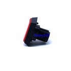 25 Cent Push For Credit Arcade Led Button Push Red Rectangle Diy Machine 12v New