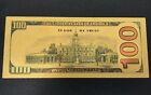 President Donald Trump Pack Of 50  100 Dollar Bill Gold Foil Banknote Money