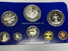 1980 Barbados Proof Set  8-coin Franklin Mint Aquaman Neptune Poseidon  Silver