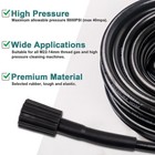 20 Ft High Pressure Washer Hose 5800 Psi M22-14mm Power Washer Extension Hose Y