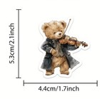 10pcs Adorable Teddy Bear Stickers- Scrapbooking  Diy Crafts And Cards