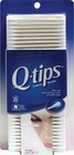 Q Tips Cotton Swabs 100  Pure Cotton Soft Tips Variety Uses White Color 375ct
