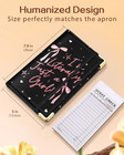 Waitress Server Book  Cute Black Pink Bows Restaurant Organizer