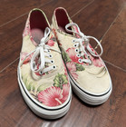 Vans Authentic Hawaiian Floral Hibiscus Skate Shoes Womens 8 Mens 6 5 Pink