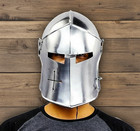 Medieval Viking Barbuta Helmet     Battle Ready Knight Armor