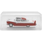 Pioneer Plastics Clear Case W  Base For 1 43 Scale Cars  6 125  X 2 625  X 2 25 