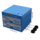 Blue Poultry Egg Hatcher Machine 128 Eggs Hatching Machine 80w Digital Automatic