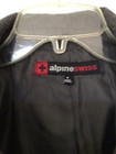 Alpine Swiss Men s Wool Blend Gray Short Jacket Full Zip Preowned Small