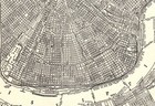 1940 New Orleans Street Map City Map Of New Orleans Louisiana Wall Decor 3233