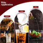 12 Pack Liquor Pour Spout  Stainless Steel Classic Bottle Pourers With Rubber Du