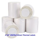 4x6 Direct Thermal Shipping Address Printing Labels 250 roll Zebra rollo others