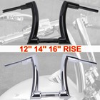 12 14 16  Rise 2  Ape Hanger Handlebar For Harley Touring Dyna Softail Sportster