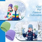  60pcs Kids Winter Beanie And Gloves Bulk Knit Hats Gloves Warm Pastel Color