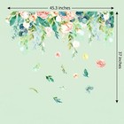 Eucalyptus Floral Flower Wall Decal Bedroom Wedding Decor Art