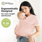 Baby Wrap Carrier Newborn Toddler Sling Stretch Infant Comfortable Holder