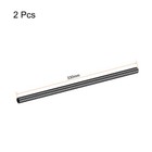 2 X Carbon Fiber Round Tube 8x6x330mm 3k Roll Wrapped Glossy For Rc Airplane