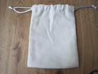 Kendra Scott Jewelry Pouch Gift Or Dust Bag Storage Drawstring White Gold 4x5 5 