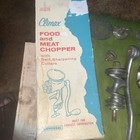 Vintage Universal Food And Meat Chopper No  1551 Original Box manual Climax  51