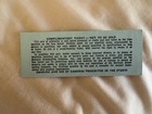 Elvis Presley    68 Comeback Special Ticket