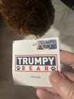 Trumpy Bear 22    Donald Trump Teddy Bear Plush W american Flag Cape In Pouch Nwt
