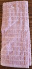 Vintage Kitchen Hand Dish Towel   Dish Cloth Set Mauve Waffle Weave Unused Nwot