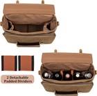 Lodrid Portable Bartender Bag For Bar Kits  Vintage Genuine Leather Waxed    