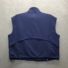 Calia Golf Vest Womens L Navy Sleeveless Wrinkle-resistant Quarter Zip Upf 50 