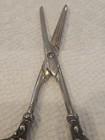 Vintage Sterling Silver Handle Grape Repousse Scissors