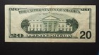 1996  20 Federal Reserve Note Missing Treasury Seal Error - Free Ship  S5479