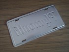 Vintage Plymouth License Plate Embossed Metal New Old Stock  2156