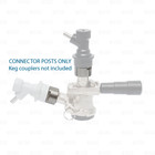 Ball Lock Corny To Sanke D Keg Coupler Quick Connector Post Set Gas   Liquid Ss