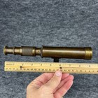 Vintage Brass Telescope With Brass Stand - 13  Tall - Adjustable