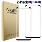 For Samsung Galaxy S8  S8 Case Hybrid Hard Triple Layer Cover   Tempered Glass