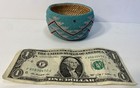 Contemporary 1980 Or After Native American Washoe paiute Beaded Basket