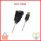 Dtech Serial Cable To Usb Adapter Db9 Male Rs232 Port Supports Windows 11 10 8 7
