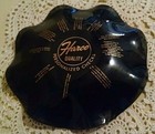 Harco Personalized Checks Ashtray Dish Bowl Money Currency Gold Aqua Silver