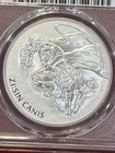 Pcgs Ms70 2018 South Korean Silver Zi sin Canis Bu - 1 Oz - Rare Ms70