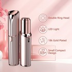 Electric Facial Hair Remover Women Painless Face Shaver Led Light