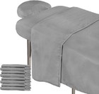 4 Sets Soft Microfiber Massage Set Bulk 3 Piece Set Includes Massage Table Co   