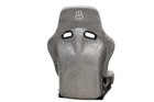 Bb5 Large Grey Suede Silver Glitter Back Fibreglass Racing Bucket Seat   Mounts